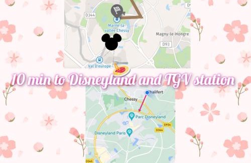 Chalifert House | Cottage La Fontaine Ô Roses-Disneyland Paris- Shuttle to train station, Disneyland and Malls