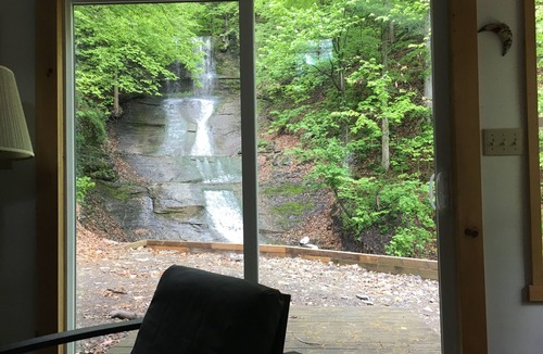 Homer Cottage | Cottage Overlooking Private Waterfall, 100 Yards From Level Beach. 1 BR w/loft