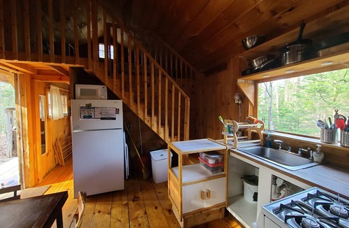 Jamaica Cottage | Cottage-Swim-Brook on Property-Views-Firepit-Woodstove-7 min to Stratton-Dogs OK