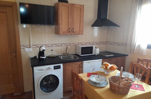 Hueva Cottage | Cottage with private heated pool, WIFI and patio with BBQ