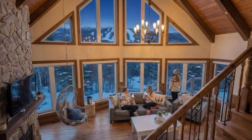 Lac-Superieur House | Coucher de soleil sur le Mont-Tremblant, Spa-Sauna-billard et foyer
