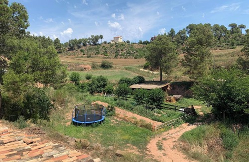 Sant Salvador de Guardiola Apartment | Country House 'Set Rengs 1' with Mountain View, Shared Pool and Wi-Fi