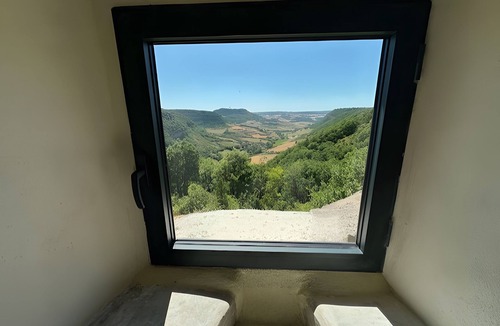 Saint-Georges-de-Luzencon House | Country House 'Labro' with Mountain View, Private Terrace and Wi-Fi