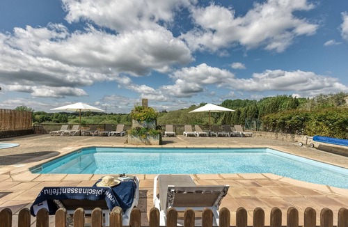 Llampaies House | Country House 'Casa Rural La Pallissa Con Piscina' with Mountain View, Shared Pool and Wi-Fi