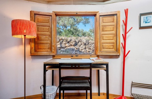Camarles RV Rental | Country House 'Yurta Mongola Delta Del Ebro' with Sea View, Shared Pool and Wi-Fi