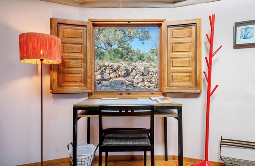 Camarles RV Rental | Country House 'Yurta Mongola Delta Del Ebro' with Sea View, Shared Pool and Wi-Fi