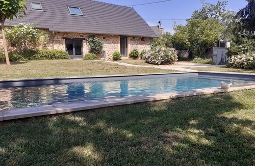 Gignac House | Country stone house with private pool and air conditioning