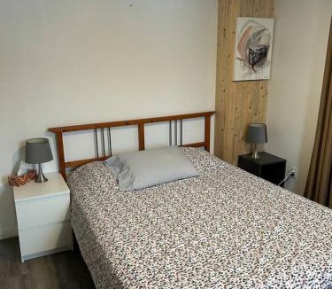Knowlton Apartment | Couples pleasant Village getaway Queen Bed