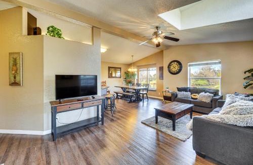 Lincoln House | Covered Patio: Lincoln Vacation Rental!