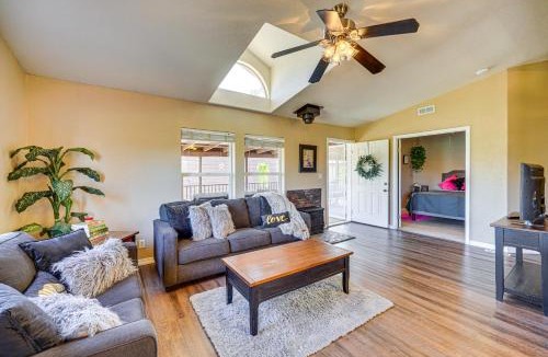 Lincoln House | Covered Patio: Lincoln Vacation Rental!