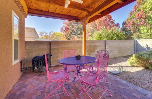 Northeast Heights House | Covered Patio & Private Yard: Albuquerque Retreat