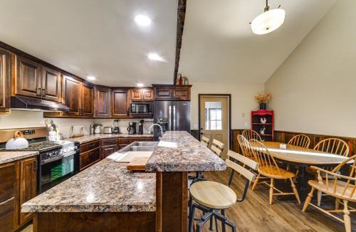 Bristow House | Covered Porch & Grill: 1-Acre Property in Bristow!
