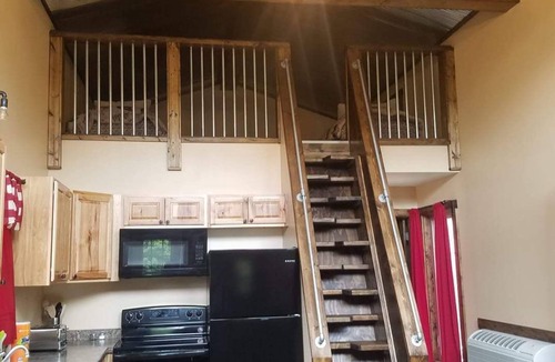 Attica Cabin | Coyote Crest - Striking Lofted Luxury Cabin, Upper Windows Overlook Tree Line