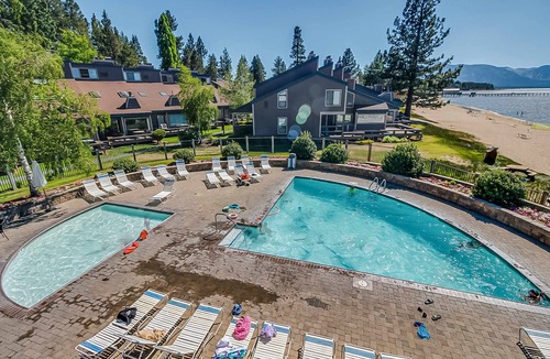 South Lake Tahoe Condo | Cozie home with a stone fireplace near Ski Run Marina/new mini split a/c