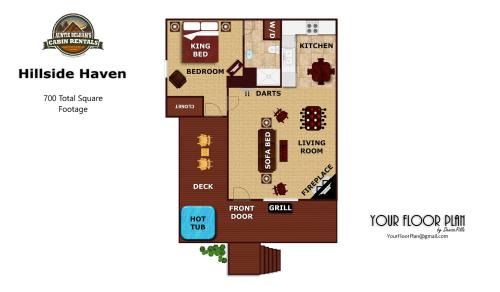 Gatlinburg Ski Chalet | Coziest dog friendly cabin-hot tub & king bed! Close to downtown Gatlinburg!