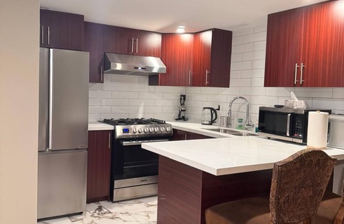 Burlington Apartment | Cozy 1-bedroom basement unit with a full bath and a newly renovated kitchen.
