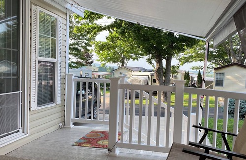 Alanson House | Cozy 1-bedroom mobile home in great community with AC, WiFi in charming Alanson