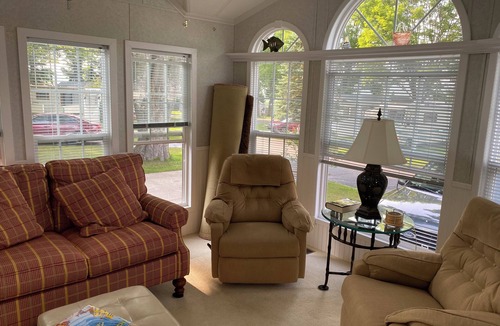 Alanson House | Cozy 1-bedroom mobile home in great community with AC, WiFi in charming Alanson