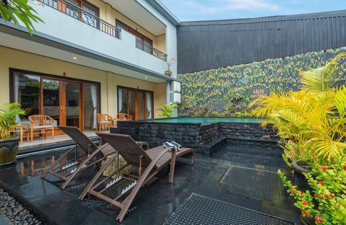 Legian City-Centre House | Cozy 1BR Twin Room in Legian Bali