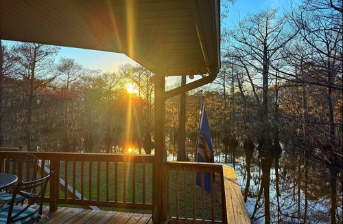 Doyline Cabin | Cozy 2-bedroom cabin with WiFi, AC in tranquil Doyline