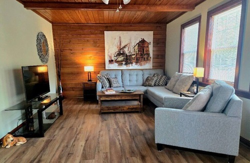 Tumbling Shoals Cabin | Cozy 2-bedroom cabin where you can enjoy a quiet "get back to nature" time.