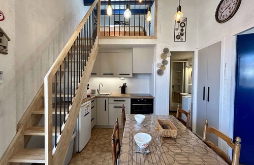 Saint-Cyprien Plage Apartment | Cozy 2-Room Apartment with Mezzanine, Terrace, Close to Beach, Sleeps 6, Saint Cyprien