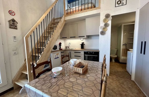Saint-Cyprien Plage Apartment | Cozy 2-Room Apartment with Mezzanine, Terrace, Close to Beach, Sleeps 6, Saint Cyprien