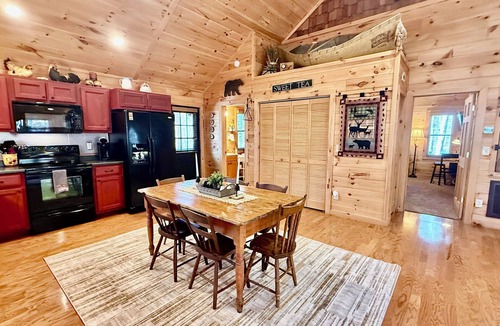 Morganton Cabin | Cozy 2BR/2BA Mountain Cabin Near Blue Ridge