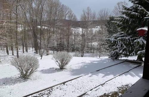 Town of Masonville House | Cozy 3 bedroom log cabin in a scenic country setting. Very private