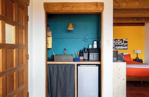 Arroyo Seco Apartment | Cozy adobe studio with private balcony, mountain views, and classic Southwest charm—just minutes from Taos, Arroyo Seco, and Taos Ski Valley. Perfect for a peaceful canyon escape with modern comforts.