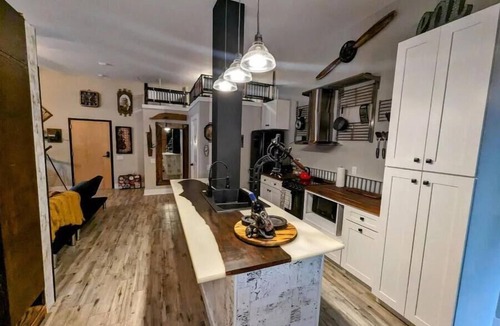 Tampa Heights Apartment | Cozy AF Gothic Rose Gallery. Sleeps 4 with I pull out queen size bed.