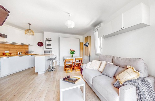 Stella-Plage Apartment | Cozy apartment in Cucq with house a panoramic view