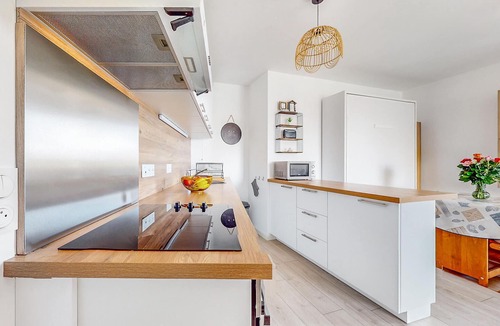 Stella-Plage Apartment | Cozy apartment in Cucq with house a panoramic view