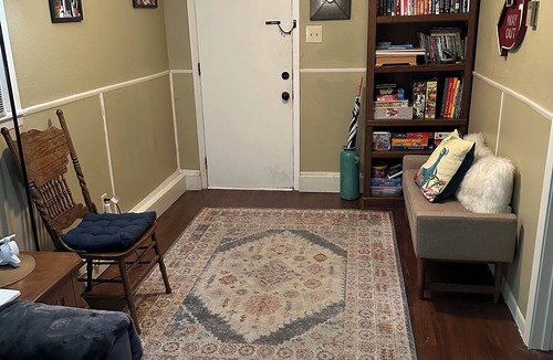Abilene Apartment | Cozy apartment in downtown Abilene, welcome to the back porch!