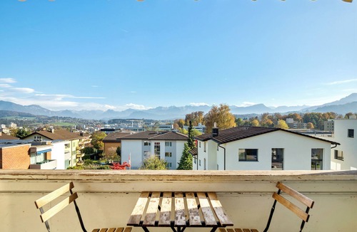 Emmen Apartment | Cozy Apartment with Mountain Views, 15 Minutes from Luzern
