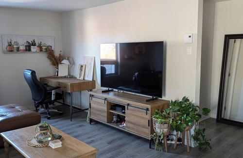 Saint-Laurent Apartment | Cozy Apartment with Large Balcony, Steps to Metro and Downtown Montreal