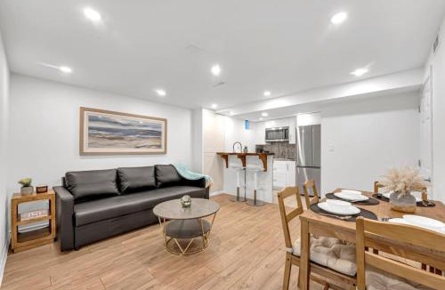 Downsview Apartment | Cozy Basement 1BR with Parking and Workspace