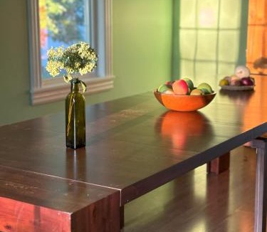 Saugerties South House | Cozy Bedroom With Fireplace