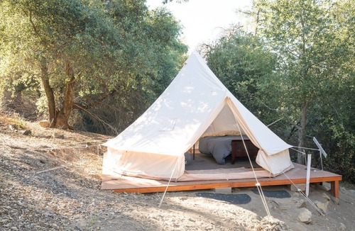 Pauma Valley Cabin | Cozy Bell Tent in Palomar Mountains