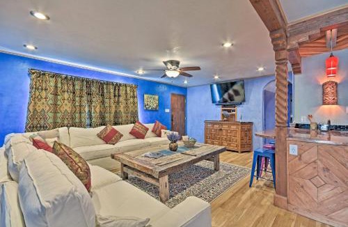 El Prado House | Cozy 'Blue Adobe' w/Steam Room 2 Mi. from Taos!