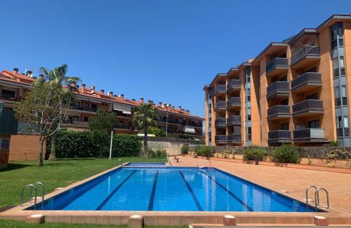 Lloret de Mar Apartment | Cozy & Bright 2BR with Balcony, Pool & Garden View- Fenals