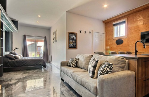 Saint Ferreol les Neiges Apartment | Cozy charming winter Studio for skiers Mt Ste-Anne @ 2 km and Le Massif @ 35km