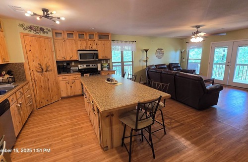 Clinton House | Cozy Cabin Greers Ferry Lake View