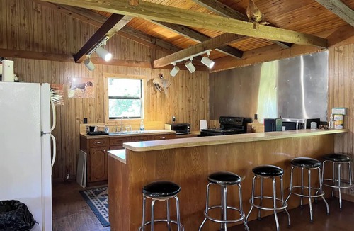 Thrall Cabin | Cozy cabin located on 168 acres of quiet country living.