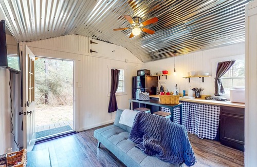 Colmesneil Cabin | Cozy Cabin Near Lakes w/ Firepit & Outdoor Shower