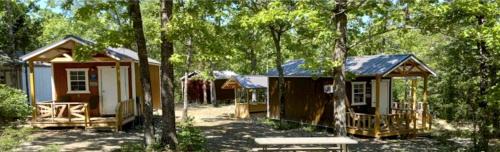 Board Camp House | Cozy Cabin Retreat with Firepit & Nature Views in Mena, Arkansas