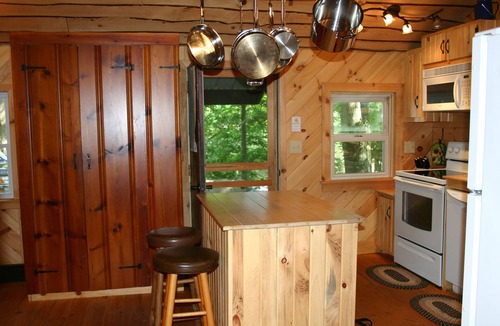 Benton House | Cozy Cabin - Step into spring with comfort, fresh air, and room to unwind.