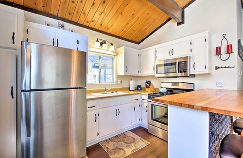 Big Bear City Cottage | Cozy Cabin w/Deck & Fireplace in Big Bear!