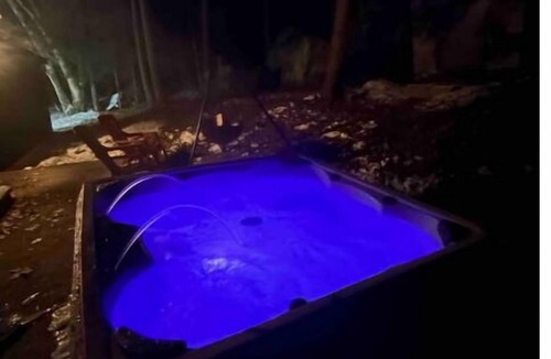 Lake Luzerne Cabin | Cozy Cabin with fire pit hot tub centrally located