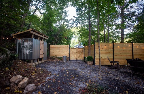 Elliottsburg RV Rental | Cozy campsite with creek access!